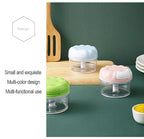 Manual Garlic Mincer Stainless Steel Blade and Hand Drawstring Food Vegetable Cutting Machine Meat Grinder Kitchen Gadgets