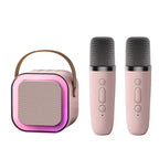NEW Hot K12 Bluetooth Speaker Portable Home Cute Karaoke Mini Wireless Audio with Microphone K Song Family Singing Machine