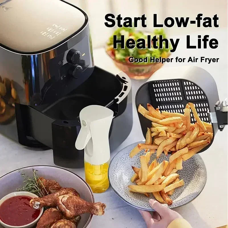 200/300/500ml Oil Spray Olive Oil Spray Bottle Kitchen Cooking Dispenser Camping Baking Vinegar Soy Sauce Sprayer Containers