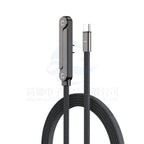 240W folding bracket elbow braided charging cable is suitable for all mobile phones, forHuawei tablet mobile game data cable