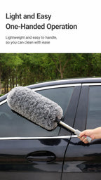 Professional Car Duster Microfiber Cleaning Brush Telescopic Long Handle Car Wash Mop Scratch Free Auto Detailing Dust Remover