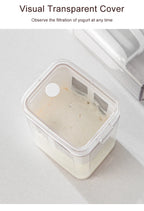 Greek Yogurt Maker Yogurt Filter Stainless Steel Strainer Whey Separation Tools Cheese Moisture Seperator Kitchen Accessories