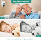Security Camera 1080P HD Camera 355° Video Surveillance Camera Night Vision 2.4G WiFi Outdoor Security Protection Monitor