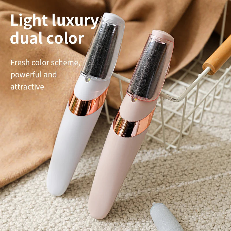 USB Charging Electric Foot Grinder with Dual Grinding Heads and Two Speed Adjustment Options