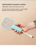 Mosquito Swatter Trap Mini USB UV Light Pest Control Electric Shock Mosquito Killer Lamp Portable Fly Bug Zapper Summer