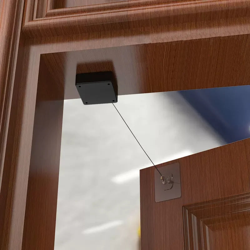 New Design Door Closer Automatic Closing Sliding  Latch No Punching Automatic Door Lock for Sliding Mesh Closer Closed