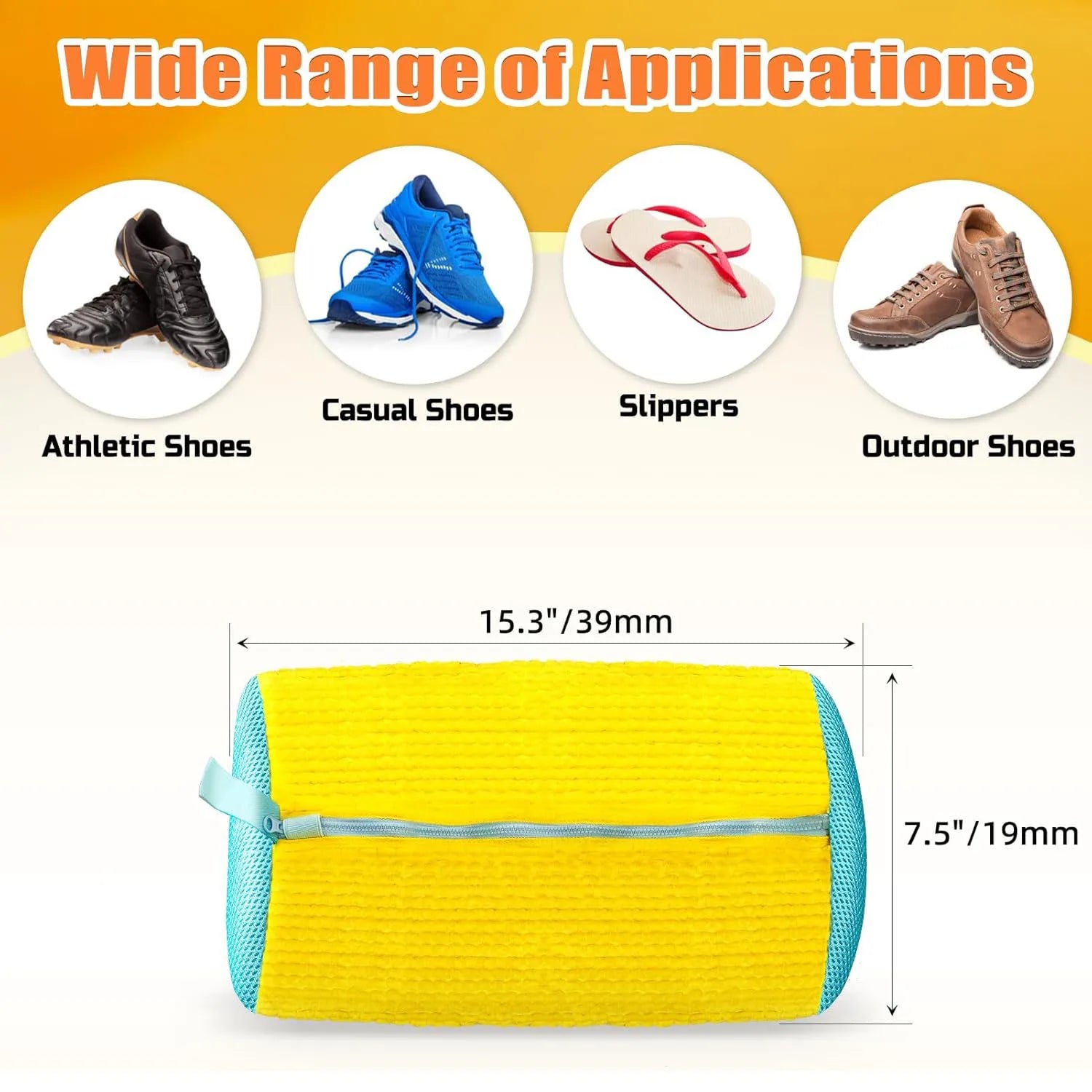 1Pcs Shoe Washing Machine Bag Sneaker Cleaning Laundry Shoe Bag For Washer Dryer Reusable Shoe Washing Bag Shoe Washing Machine
