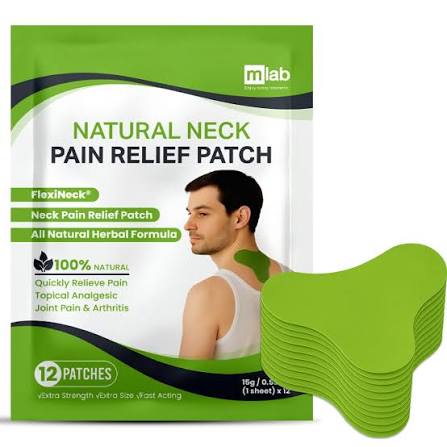 12pcs Quick Neck Pain Relieve Patch Wormwood Natural Herbs Muscle Soreness Pain Relieve Sticker For Back, Neck, Arthritis Pain H